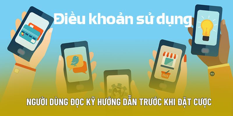 Người dùng đọc kỹ hướng dẫn trước khi đặt cược Người dùng đọc kỹ hướng dẫn trước khi đặt cược